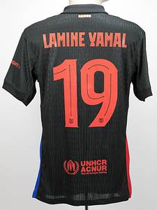 Barcelona,FC - Trikot 2024  | Original match issued FC Barcelona Spielertrikot mit der Nummer 19. Vorbereitet für ein Championsleague-Spiel für Lamine Yamal, Saison 2024/2025. Status:ABB. - Bild 3