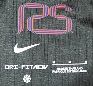  - Original match issued FC Barcelona player shirt with the number 19. Prepared for a Champions League match for Lamine Yamal, 2024/2025 season. Short-sleeved shirt; size M, club crest and manufacturer's logo applied; chest sponsor, player name and number rubberized; Champions League logo and Foundation logo flocked; sleeve sponsor rubberized; 100% polyester; Made in Thailand. Condition: A - Bild 4