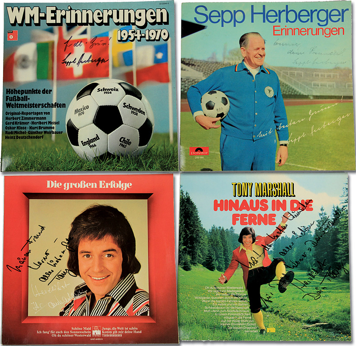 Sorry, no english description is available. ...  -  -- (Dieses Objekt wird mit Echtheitszertifikat ausgeliefert - COA  --. Condition: B.....Das Stück kommt direkt aus der Sammlung von Werner Liebrich (1927-1995). Fußball - Weltmeister 1954. 16 DFB A-Länderspiele. 1.FC Kaiserslautern 365 Spiele, 2x Deutscher Fußball - Meister 1951 + 1953.