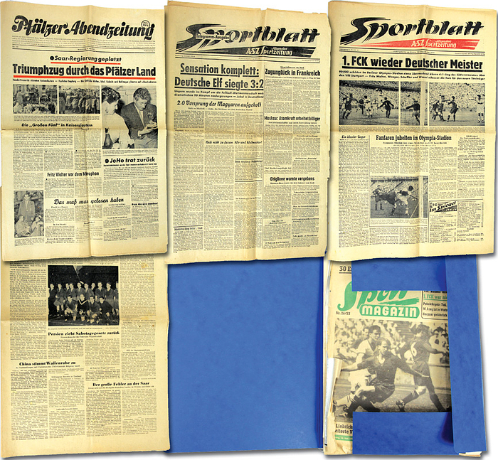 Sorry, no english description is available. ...  -  -- (Dieses Objekt wird mit Echtheitszertifikat ausgeliefert - COA  --. Condition: B-C.....Das Stück kommt direkt aus der Sammlung von Werner Liebrich (1927-1995). Fußball - Weltmeister 1954. 16 DFB A-Länderspiele. 1.FC Kaiserslautern 365 Spiele, 2x Deutscher Fußball - Meister 1951 + 1953.