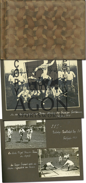 Sorry, no english description is available. ...  - ca 24 Kartonalbumseiten. Pappe 31x22 cm. Condition: C.....Seltene Bilddokumentation aus der Leipziger Sportgeschichte.