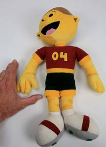Maskottchen EM 2004  | „Peluche“.Offizielles Plüschmaskottchen der UEFA Fußball-Europameisterschaft 2004 in Portugal. Höhe 40 cm. - Bild 4