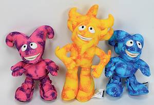 FIFA World Cup 2002. Official mascott. - FIFA World Cup 2002. Official mascott. Cuddly toy mascots WC 2002 in Japan/Korea. One each of „Ato, Nik and Kaz“. Height each 24 + 18 cm. Nice pieces. Very rare. Condition: A- - Bild 4
