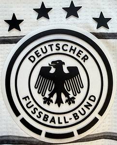  - Original match-worn DFB player shirt with the number 2. Worn by Antonio Rüdiger in the European Championship match against Portugal on June 19, 2021, in Munich. The jersey comes from the collection of a former DFB employee. The set consists of shirt and shorts. Condition: AAB. Short-sleeved jersey; size 9; DFB logo, rubberized Adidas logo, match details, rubberized player number and name; flocked European Championship patch and Respect patch; Adidas HEAT.RDY; 100% polyester; made in Cambodia; condition A. Condition: A - Bild 9