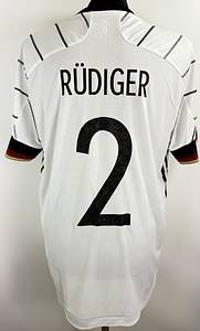 DFB - Trikot 2021 EM  | Original match worn DFB Spielertrikot mit der Nummer 2. Getragen von Antonio Rüdiger  im Europameisterschaftsspiel Spiel gegen Portugal am 19.06.2021 in München.Trikot stammt aus der Sammlung eines ehemaligen DFB-Mitarbeiters. Set besteht aus Trikot und Hose. StatusAAB. - Bild 10