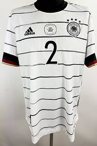 DFB - Trikot 2021 EM  | Original match worn DFB Spielertrikot mit der Nummer 2. Getragen von Antonio Rüdiger  im Europameisterschaftsspiel Spiel gegen Portugal am 19.06.2021 in München.Trikot stammt aus der Sammlung eines ehemaligen DFB-Mitarbeiters. Set besteht aus Trikot und Hose. StatusAAB. - Bild 11