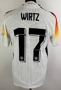 DFB - Trikot 2024 EM Wirtz  | Original match issued DFB Spielertrikot mit der Nummer 17 von Florian Wirtz. Vorbereitet für das Spiel gegen Spanien am 05.07.2024 in Stuttgart.Trikot stammt aus der Sammlung eines ehemaligen DFB-Mitarbeiters.StatusAAB. - Bild 11