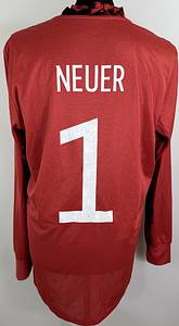 DFB - Trikot 2021 EM Neuer  | Original match issued DFB Spielertrikot mit der Nummer 1,Manuel Neuer. Vorbereitet für das Europameisterschaftsspiel Spiel gegen England am 23.06.2021 in London.Trikot stammt aus der Sammlung eines ehemaligen  Status: AAB. - Bild 9